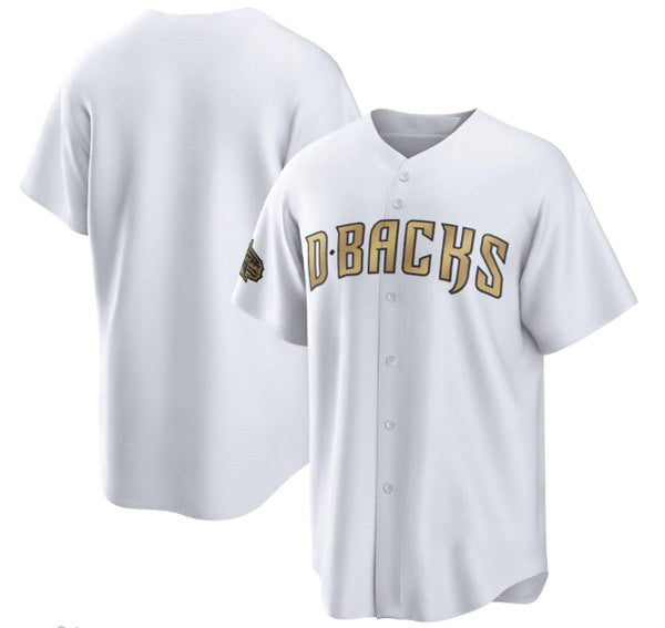 Arizona Diamondbacks Blank White AmberGomez 2022 All-Star Cool Base Stitched Jersey