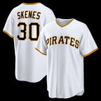 Pittsburgh Pirates #30 Paul Skenes White AmberGomez Home Replica Jersey