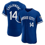 Kansas City Royals #14 Jac Caglianone Player Royal AmberGomez City Connect Limited Elite Home Game Stitched Jerseys
