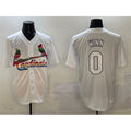 St. Louis Cardinals #0 Masyn Winn White AmberGomez Cool Base Stitched Jersey