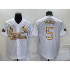 St. Louis Cardinals #5 Albert Pujols White AmberGomez 2022 All Star Stitched Cool Base Jersey