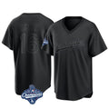 Los Angeles Dodgers #16 Will Smith Player Black AmberGomez World Series Meet Pitch Fashion T-shirt Stitched Jerseys