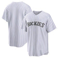 Colorado Rockies White AmberGomez Home Replica Team Jersey