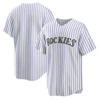Colorado Rockies White AmberGomez Home Replica Team Jersey