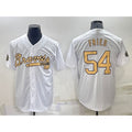 Atlanta Braves #54 Max Fried White AmberGomez 2022 All Star Stitched Cool Base Jersey