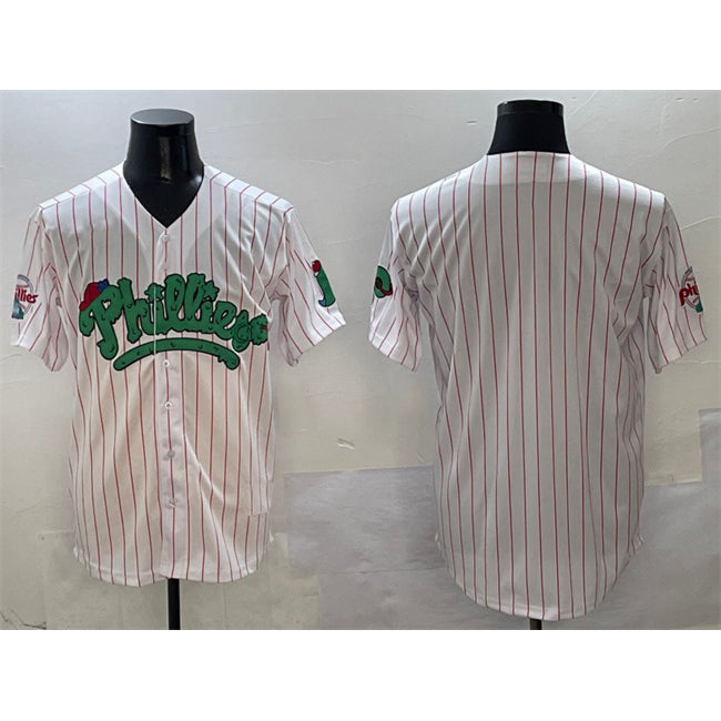 Philadelphia Phillies Blank White AmberGomez Phanatic Limited Stitched Jersey