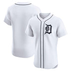Detroit Tigers White AmberGomez Home Elite Jersey