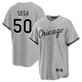 Chicago White Sox #50 Lenyn Sosa Player Gray AmberGomez Home Game Stitched Jerseys