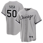 Chicago White Sox #50 Lenyn Sosa Player Gray AmberGomez Home Game Stitched Jerseys