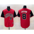 Chicago White Sox #8 Bo Jackson Red Black AmberGomez 2025 City Connect Limited Stitched Jersey