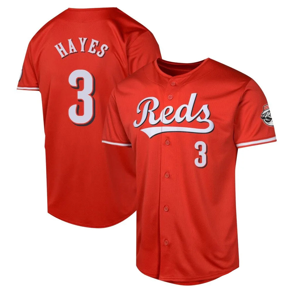 Cincinnati Reds #3 Ke'Bryan Hayes Player Red AmberGomez 2026 City Connect Limited Home Stitched Jerseys