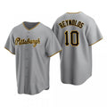 ittsburgh Pirates #10 Bryan Reynolds Gray AmberGomez Road Cool Base Jersey