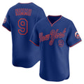New York Mets #9 Brandon Nimmo Royal AmberGomez Alternate Limited Player Jersey