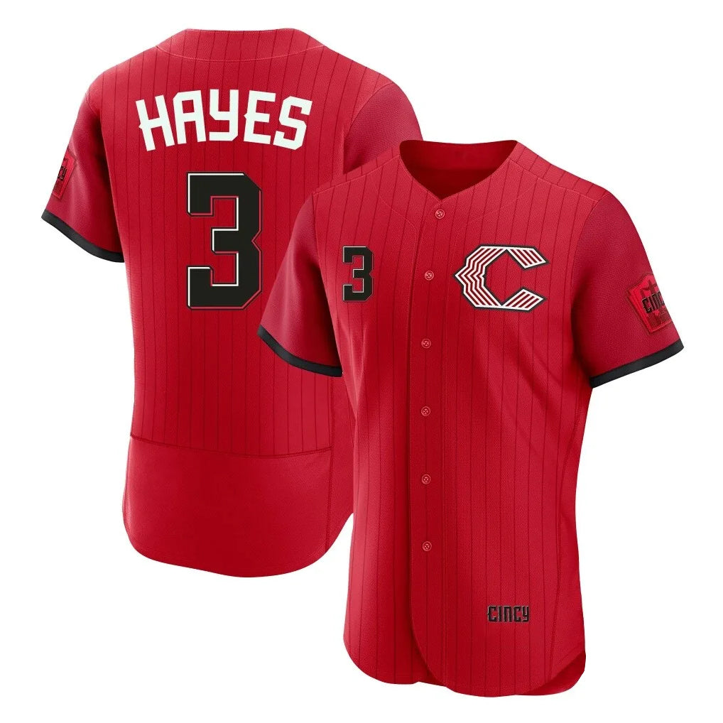 Cincinnati Reds #3 Ke'Bryan Hayes Player Red AmberGomez 2026 City Connect Limited Elite Home Stitched Jerseys