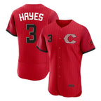 Cincinnati Reds #3 Ke'Bryan Hayes Player Red AmberGomez 2026 City Connect Limited Elite Home Stitched Jerseys