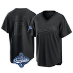Los Angeles Dodgers #17 Shohei Ohtani Player Black AmberGomez World Series Meet Pitch Fashion T-shirt Stitched Jerseys