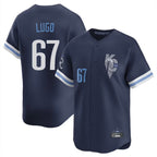 Kansas City Royals #67 Seth Lugo Player Navy AmberGomez City Connect Limited Home Stitched Jerseys