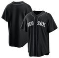 Boston Red Sox Blank Black AmberGomez Lights Out Limited Stitched Jersey
