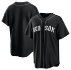 Boston Red Sox Blank Black AmberGomez Lights Out Limited Stitched Jersey