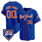 Cutsom New York Mets Active Player Royal AmberGomez 2024 Spring Training Vapor Premier Limited Stitched Jersey
