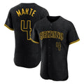 Arizona Diamondbacks #4 Ketel Marte Player Black AmberGomez Snake Skin City Limited Elite Home Game Stitched Jerseys