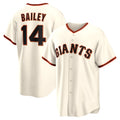 San Francisco Giants #14 Patrick Bailey Cream AmberGomez Home Replica Jersey