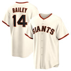 San Francisco Giants #14 Patrick Bailey Cream AmberGomez Home Replica Jersey