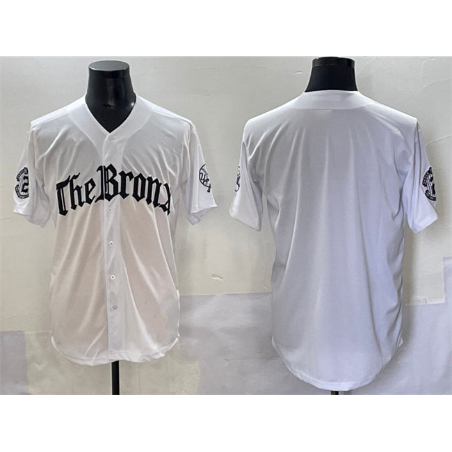 New York Yankees Blank White AmberGomez 'Gothic Legacy Edition' Vapor Premier Limited Stitched Jersey