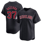 Cleveland Guardians #37 Travis Bazzana Player Navy AmberGomez Limited Home Game Stitched Jerseys