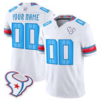 Custom H.Texans White 2026 Rivalries Vapor Limited Jersey - All Stitched Jersey AmberGomez