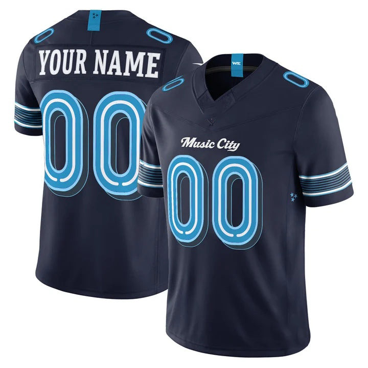 Custom T.Titans Navy 2026 Rivalries Vapor Limited Jersey - All Stitched Jersey AmberGomez
