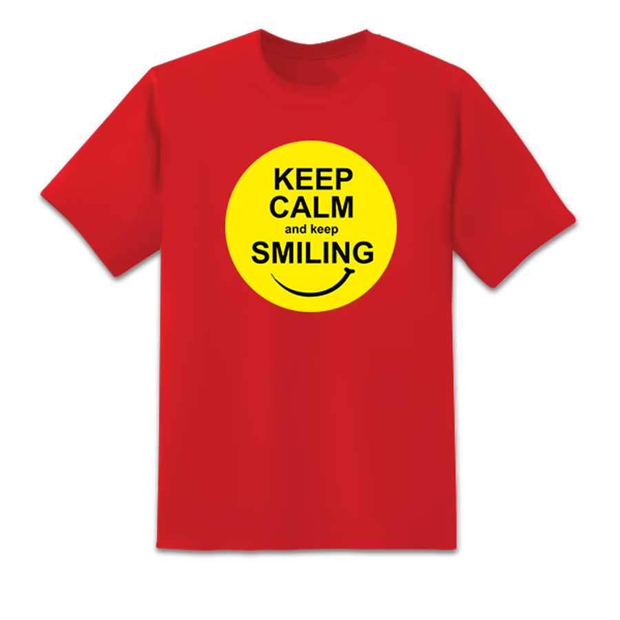 Keep Smiling Red