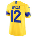 LA.Rams #12 Puka Nacua Classic Sol Vapor F.U.S.E. Stitched Limited Limited Jersey AmberGomez
