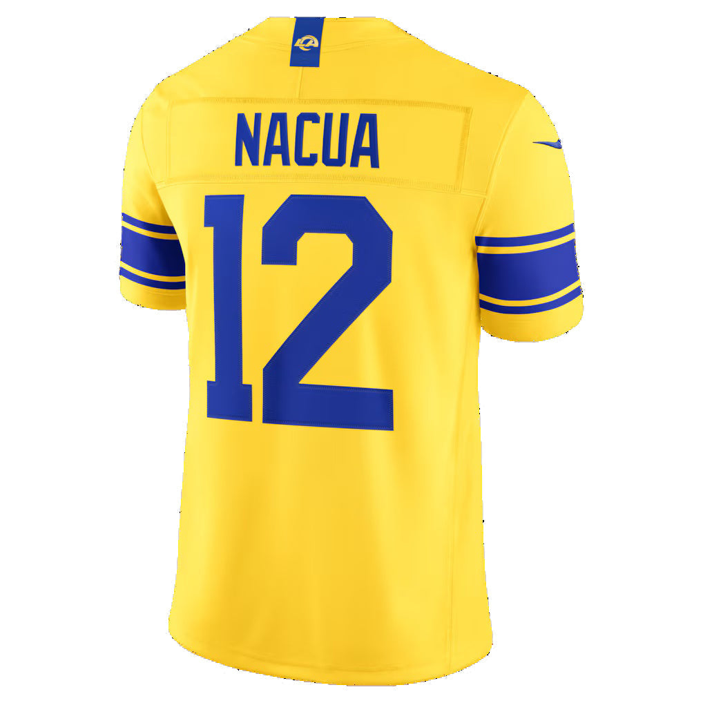 LA.Rams #12 Puka Nacua Classic Sol Vapor F.U.S.E. Stitched Limited Limited Jersey AmberGomez