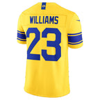 LA.Rams #23 Kyren Williams Classic Sol Vapor F.U.S.E. Stitched Limited Jersey AmberGomez