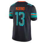 M.Dolphins #13 Dan Marino Navy Rivalries Collection Stitched Limited Jersey AmberGomez