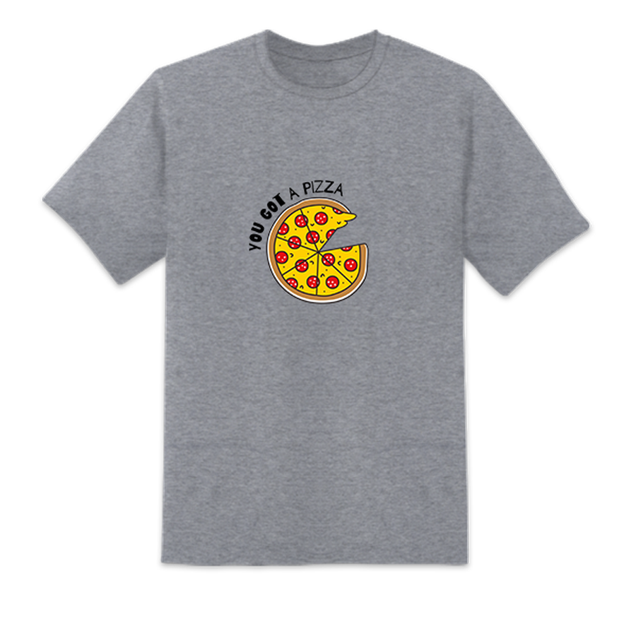 Pizza My Heart Gray