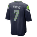 S.Seahawks #7 Uchenna Nwosu College Navy Team Game Jersey AmberGomez
