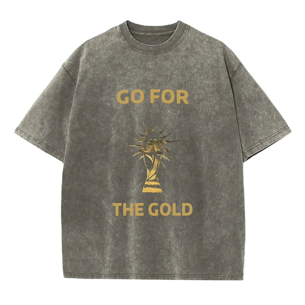 Men's Casual Printed Washed T-Shirt Comfortable And Breathable Ideal For Home Or Commute Street Style Hip Hop Short Sleeve