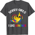 Fun Rainbow LGBT Sorry Girls I Like Bananas T-SHIRTS Men GAY LGBTQ Pride Month Tshirts Male Tops