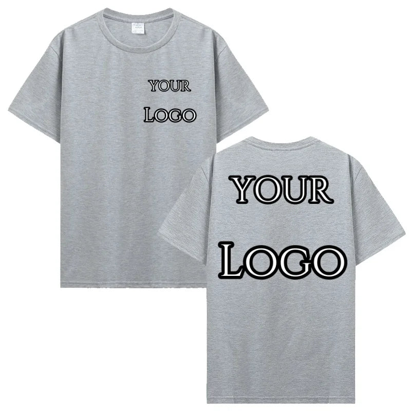 Custom T Shirt Make Your Design Logo Text Print T-shirt Cotton Tshirt Personalized Gift Customized Men Women Tees Tops