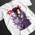 Summer New Naruto Uzumaki Sasuke Anime Printed T-shirt Men's Pure Cotton Neutral Casual Family Set Short Sleeved T-shirt