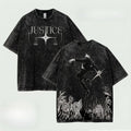 Hiromi Higuruma Jujutsu Kaisen T Shirt Anime Washed Oversized T-shirt for Men's Clothing Summer Short Sleeve Cotton Tees Tops