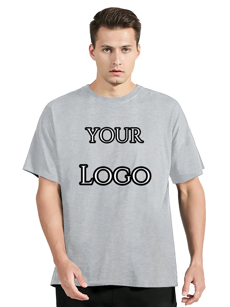 Custom T Shirt Make Your Design Logo Text Print T-shirt Cotton Tshirt Personalized Gift Customized Men Women Tees Tops