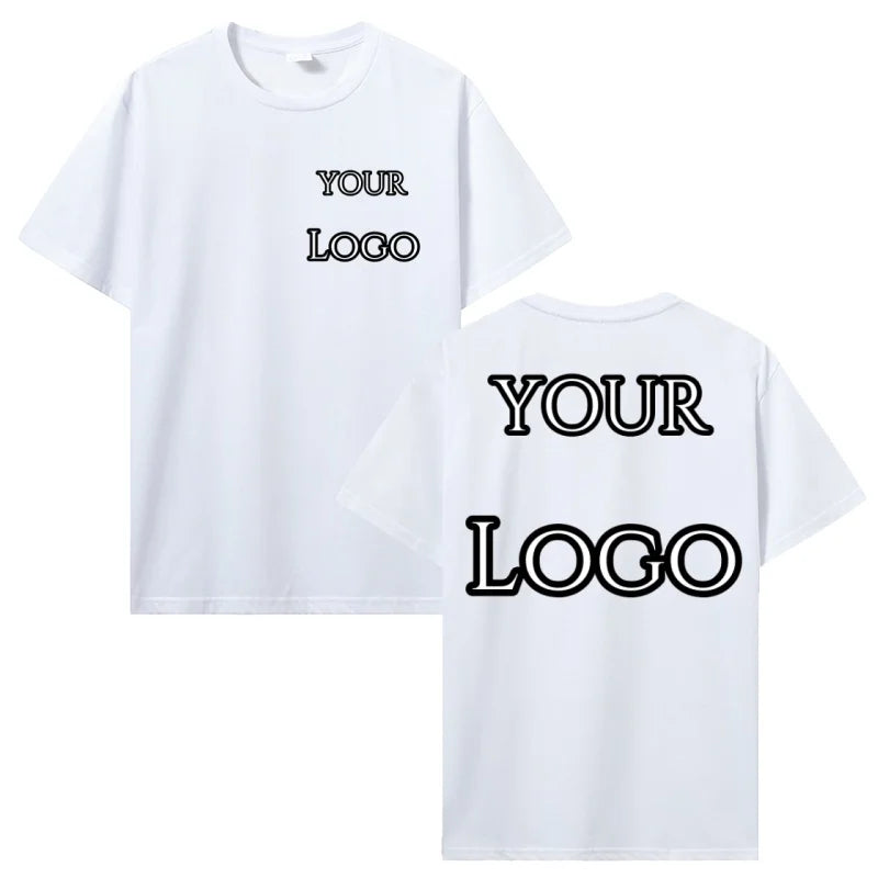 Custom T Shirt Make Your Design Logo Text Print T-shirt Cotton Tshirt Personalized Gift Customized Men Women Tees Tops