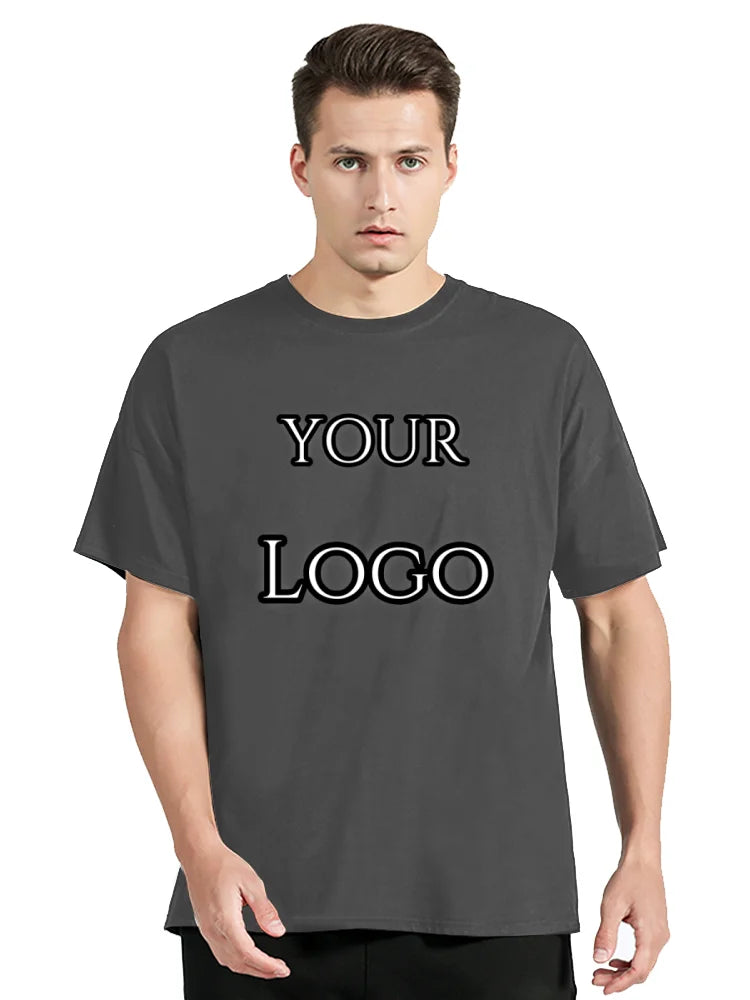 Custom T Shirt Make Your Design Logo Text Print T-shirt Cotton Tshirt Personalized Gift Customized Men Women Tees Tops