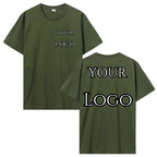Custom T Shirt Make Your Design Logo Text Print T-shirt Cotton Tshirt Personalized Gift Customized Men Women Tees Tops