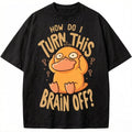 Okémon Anime Gengar Front and Rear Printed T-shirt Men and Women Summer Y2K Harajuku  Casual Versatile Short-sleeved Top
