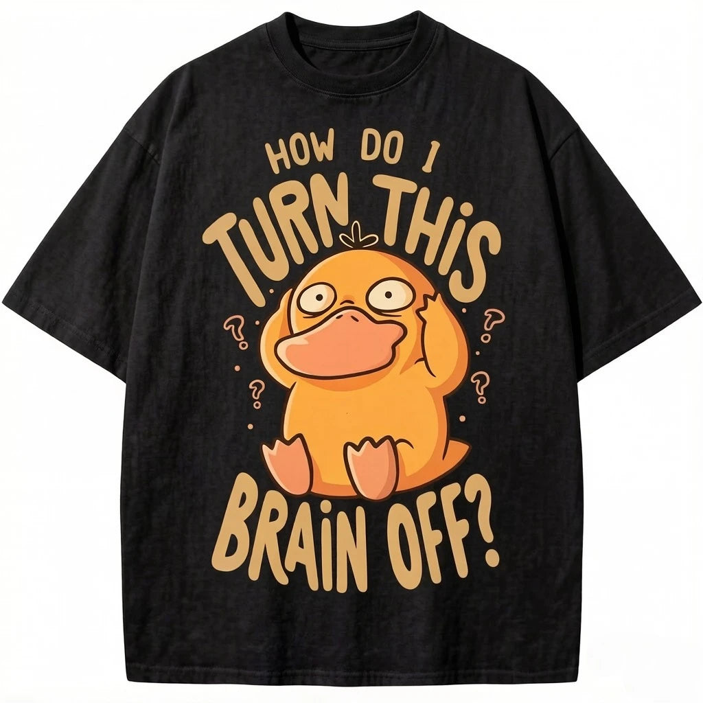Okémon Anime Gengar Front and Rear Printed T-shirt Men and Women Summer Y2K Harajuku  Casual Versatile Short-sleeved Top