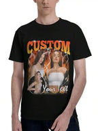 Customized T Shirt Custom Bootleg Rap Tee Shirt For Boyfriend Girlfriend Wife,Family,Personalized
